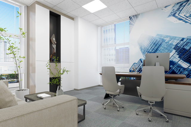 朝阳郁林科技经理办公室装修效果图